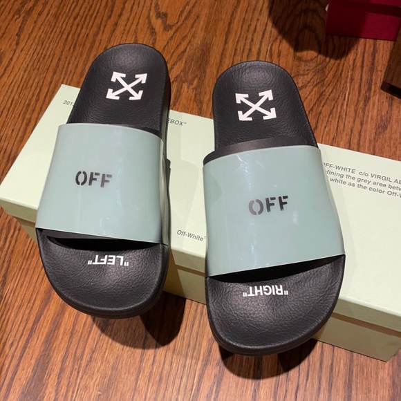 Off-White Shoes - OFF-WHITE POOL SLIDER 37.5 authentic